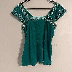 Loft Women’s Short Sleeve Blouse Size Small